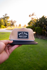 Back Nine Bullies Unstructured Performance Hat (Sand/Black)