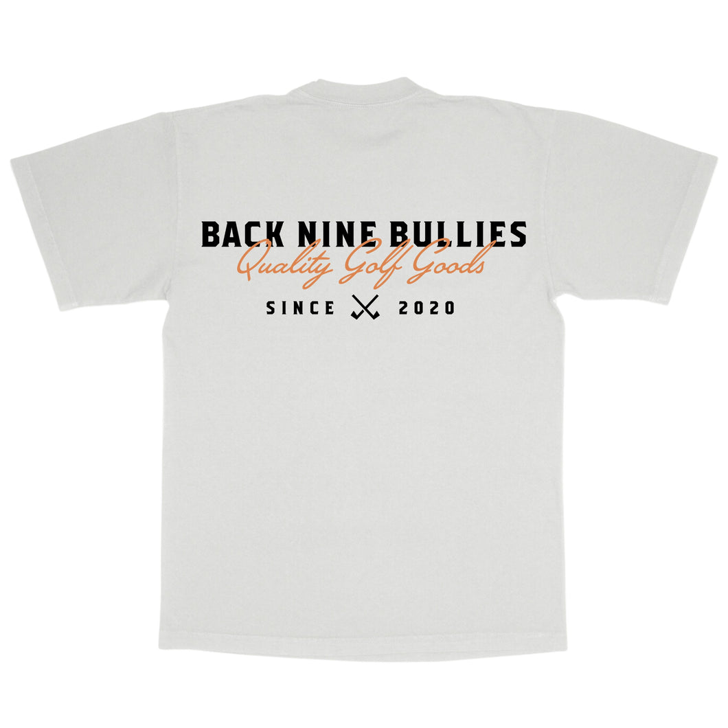 Back Nine Bullies Heavyweight Shop Tee Cream