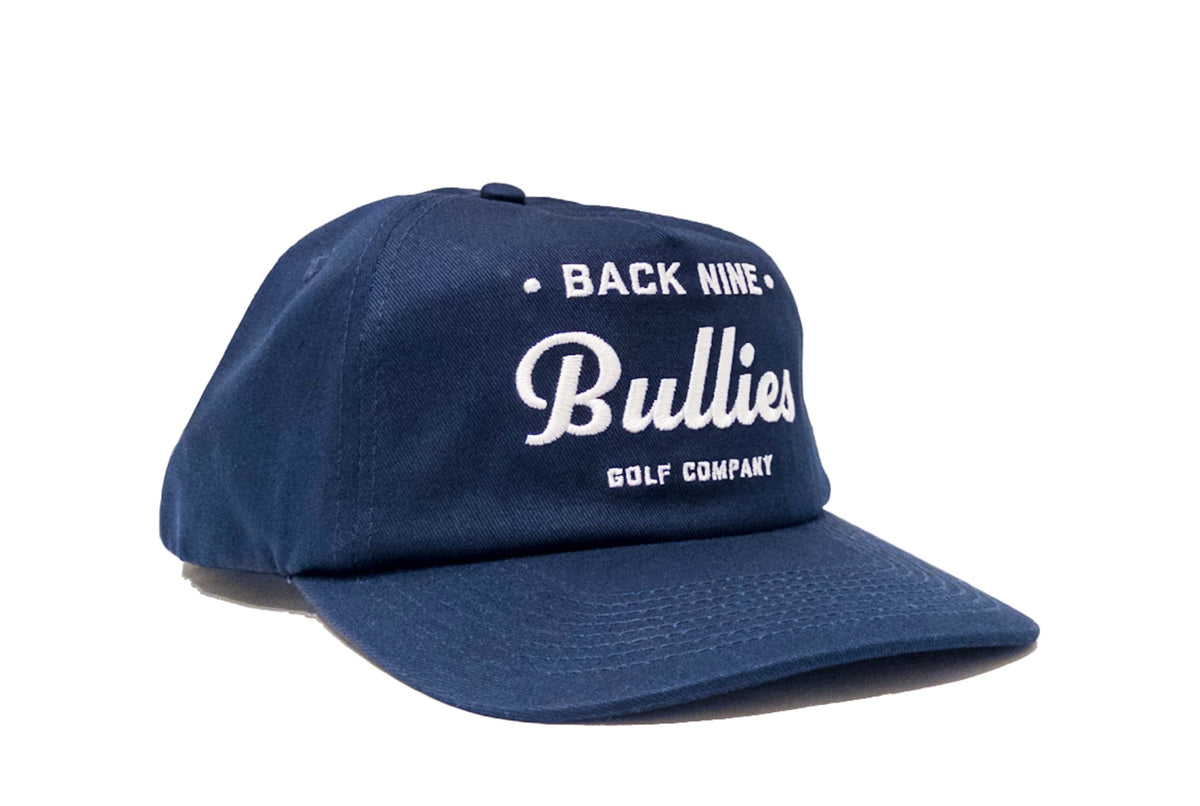 Unstructured Hat (Navy) Back Nine Bullies Golf Co.