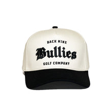 Load image into Gallery viewer, Back Nine Bullies Snapback Beige/Black
